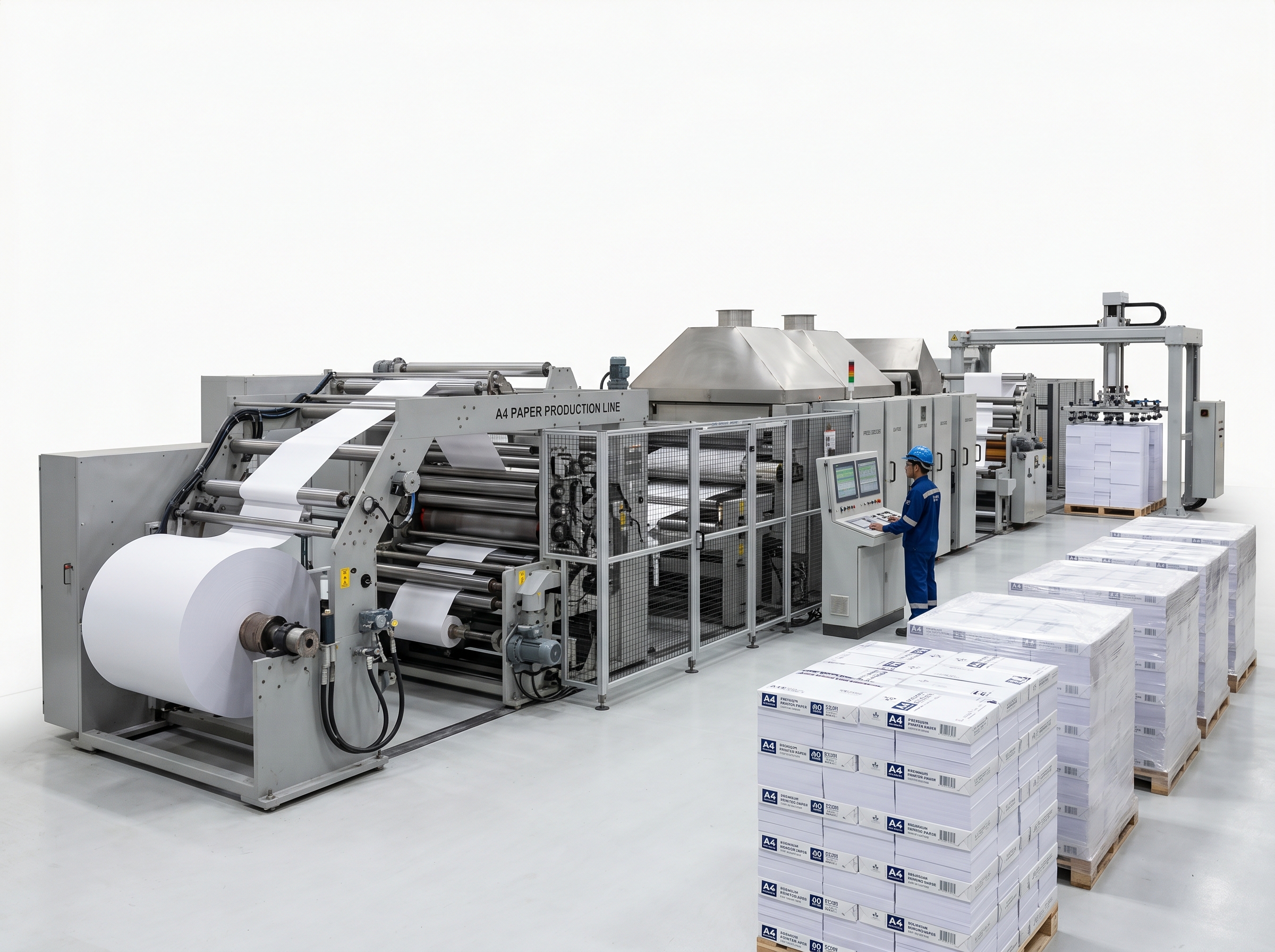 A4 Paper Production Line view 2