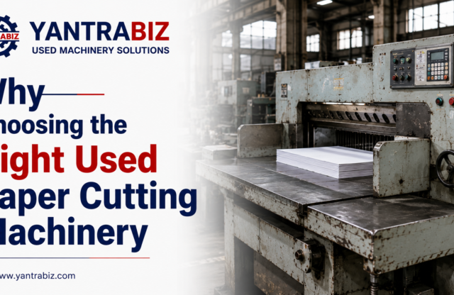 used paper cutting machinery