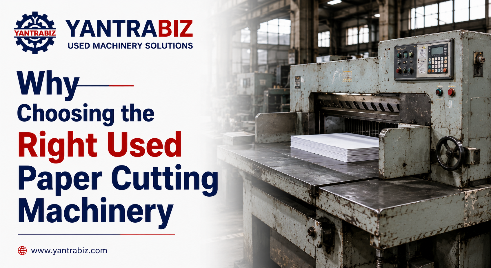 used paper cutting machinery