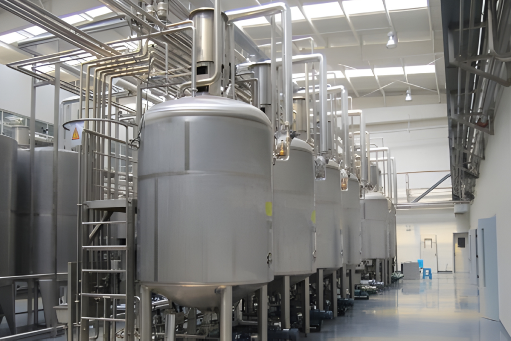 Fruit juice processing plant